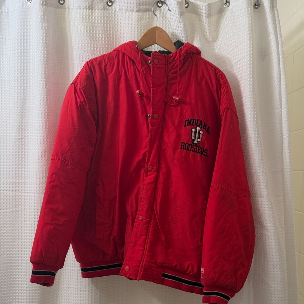 LOGO 7 Red Indiana University Hoosiers Winter Ski Jacket